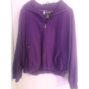 Eddie Bauer Ebtex Ladies 1/4 Zip Pullover Lightweight Golf  Jacket Lp.‎